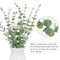 CEWOR 8pcs Eucalyptus Stems Decor 14.1 Inch Artificial Eucalyptus Leaves Faux Greenery Branches for Wedding Centerpiece Flower Floral Arrangement Farmhouse Home Decoration